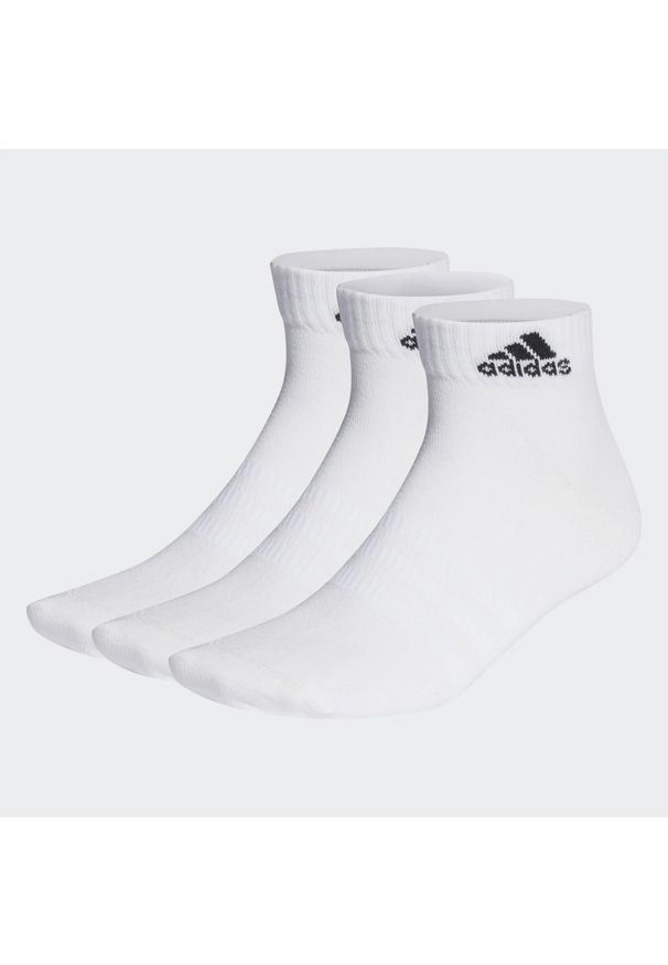 Skarpety za kostkę unisex Adidas 3 pary. Kolor: biały, wielokolorowy, czarny