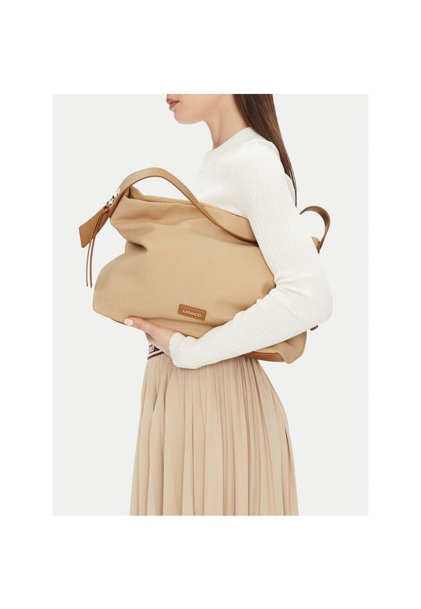 Torebka Lasocki. Kolor: beżowy