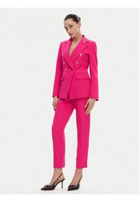 Maryley Spodnie materiałowe 25EB52Z/M24/43AL Różowy Regular Fit. Kolor: różowy. Materiał: syntetyk #3