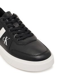 Calvin Klein Sneakersy Classic Cups Lace Lth Emb Tongue HM0HM02237 Czarny. Kolor: czarny. Materiał: skóra #3