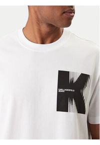 Karl Lagerfeld Jeans T-Shirt B1M17066 Biały Regular Fit. Kolor: biały. Materiał: bawełna #4