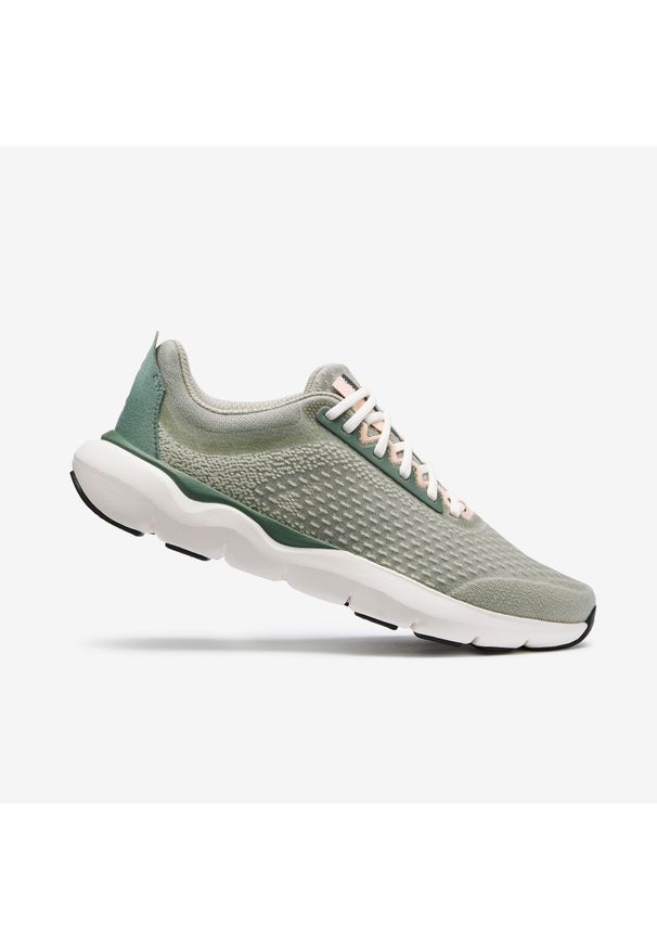 KALENJI - Buty do biegania damskie Kalenji Jogflow 500.1. Kolor: zielony. Materiał: mesh, materiał. Szerokość cholewki: normalna