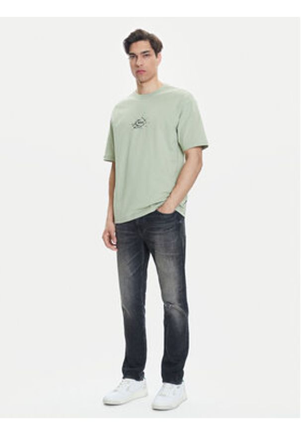 BOSS T-Shirt Te_Voyage 50546370 Zielony Relaxed Fit. Kolor: zielony. Materiał: bawełna