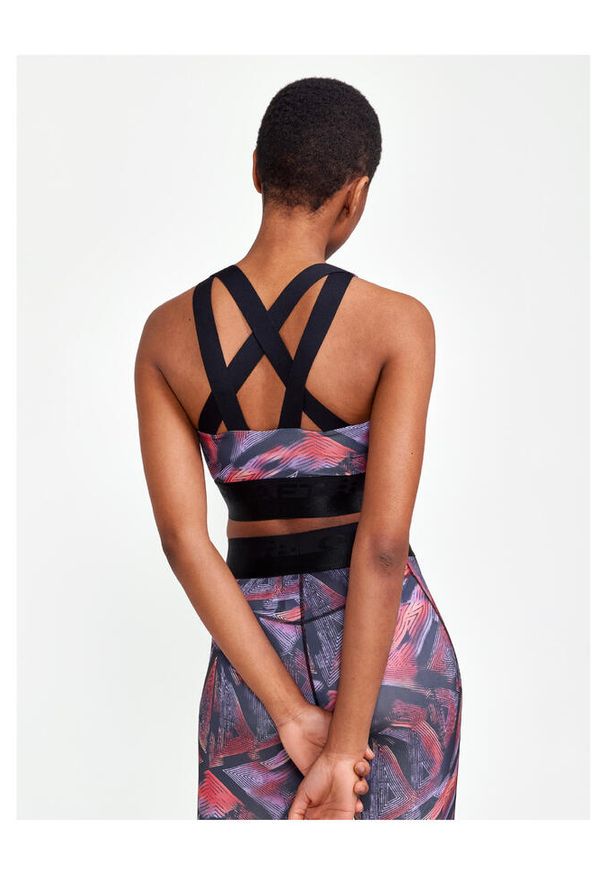 Damski tank top Craft Core Essence Sports. Kolor: wielokolorowy, czarny. Sport: pływanie, fitness