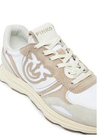 Pinko - PINKO Sneakersy Zoe 01 SS0087P076 Beżowy. Kolor: beżowy. Materiał: skóra, zamsz