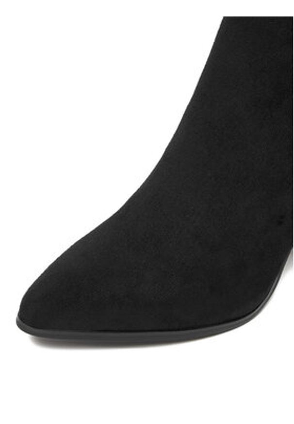 DeeZee Botki 5628-1 Czarny. Kolor: czarny. Materiał: syntetyk, materiał