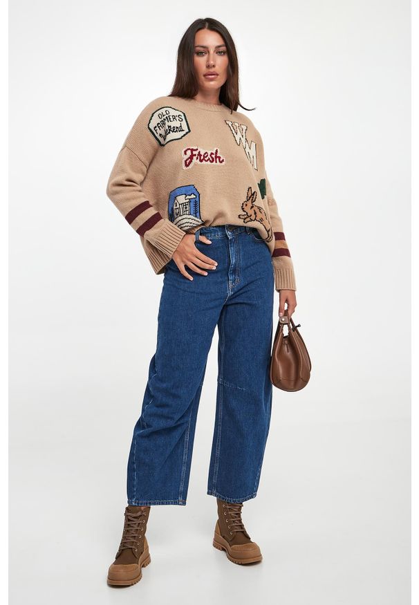 Weekend Max Mara - Sweter damski z wełny dziewiczej Pavidi WEEKEND MAX MARA. Materiał: wełna