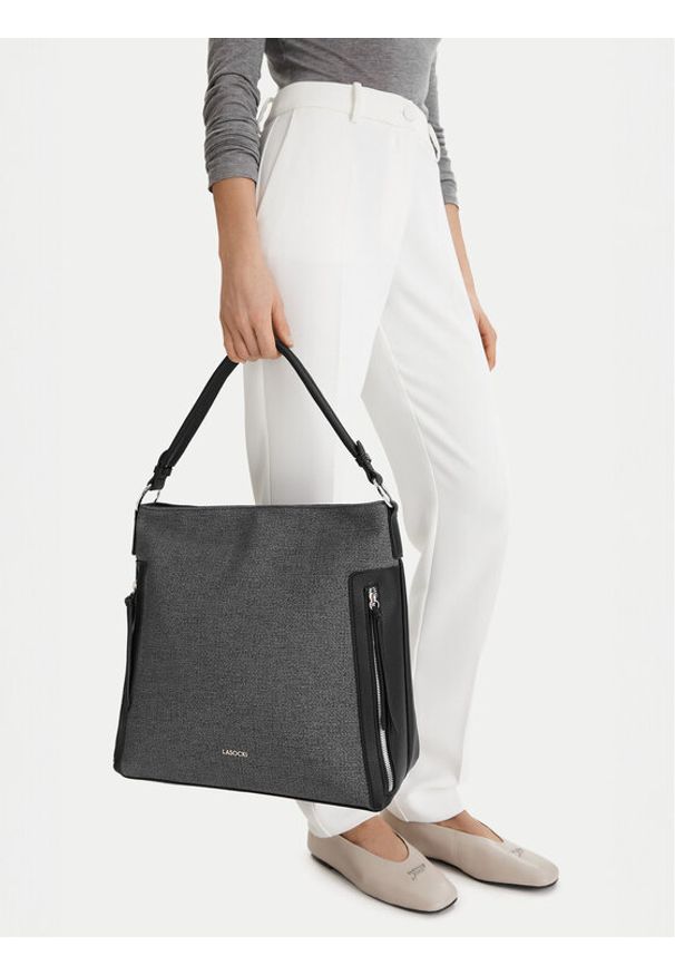 Lasocki Torebka CEO-LSK-X-009-09 Czarny. Kolor: czarny