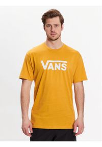 Vans T-Shirt Classic VN000GGG Żółty Classic Fit. Kolor: żółty. Materiał: bawełna #1