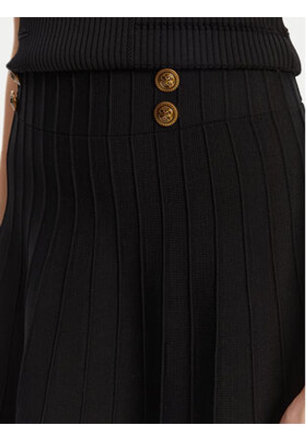 Guess Spódnica mini W5YD65 Z0130 Czarny Regular Fit. Kolor: czarny. Materiał: wiskoza