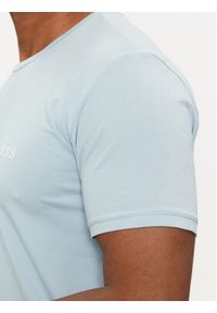 Guess T-Shirt Joe U4GM01 K6YW0 Niebieski Regular Fit. Kolor: niebieski. Materiał: bawełna