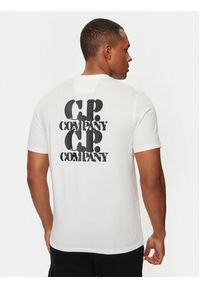 C.P. Company T-Shirt 16CMTS137A005100W Biały Regular Fit. Kolor: biały. Materiał: bawełna