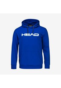 Head - Bluza z kapturem męska Club Byron. Typ kołnierza: kaptur. Kolor: niebieski. Materiał: bawełna, materiał, tkanina, poliester