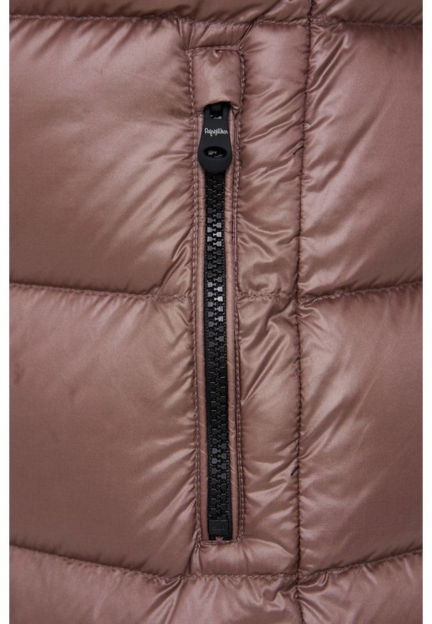 Refrigiwear - RefrigiWear Kurtka puchowa damska zimowa. Okazja: na co dzień. Kolor: beżowy. Materiał: puch. Sezon: zima. Styl: casual