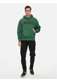 BOSS - Boss Bluza Sullivan 16 50496661 Zielony Oversize. Kolor: zielony. Materiał: bawełna #3