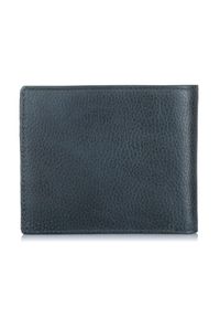 Ochnik - Granatowy skórzany portfel męski. Kolor: niebieski. Materiał: skóra #3