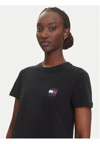 Tommy Jeans T-Shirt Flag DW0DW21423 Czarny Regular Fit. Kolor: czarny. Materiał: bawełna #3