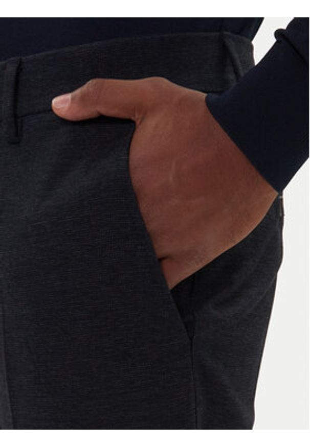 JOOP! Chinosy Hank12 30048558 Granatowy Slim Fit. Kolor: niebieski. Materiał: syntetyk, wiskoza