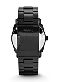 Fossil - Zegarek FS4775. Kolor: czarny. Materiał: materiał #3