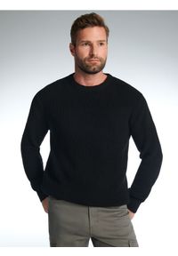 Sinsay - Sweter - czarny. Kolor: czarny. Materiał: dzianina, bawełna #1