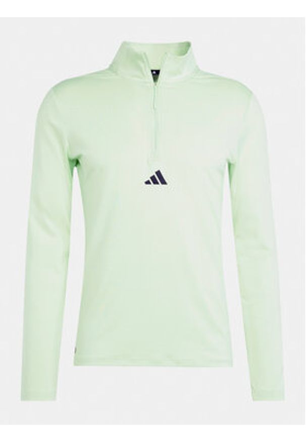 Adidas - adidas Bluza techniczna Workout IS3803 Zielony Slim Fit. Kolor: zielony. Materiał: syntetyk