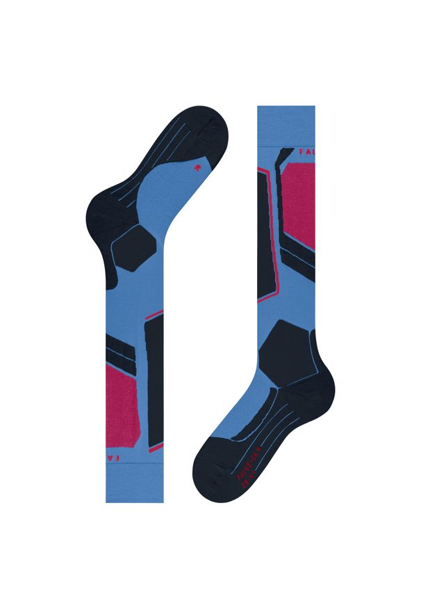 Skarpetki damskie Falke SK4 Advanced. Kolor: szary, niebieski, wielokolorowy. Sport: narciarstwo