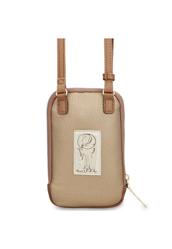 Brązowa Damska Torebka Na Telefon Anekke Muse. Kolor: brązowy