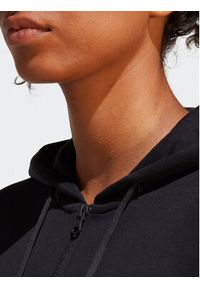 Adidas - adidas Bluza Future Icons 3-Stripes Full-Zip Hoodie HT4715 Czarny Loose Fit. Kolor: czarny. Materiał: bawełna #2