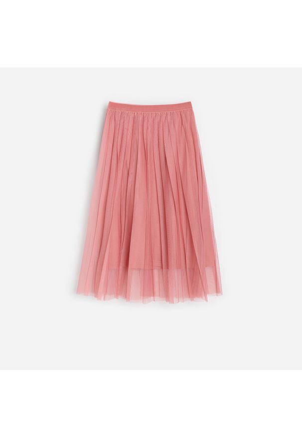 Reserved - Plisowana spódnica - Różowy. Kolor: różowy