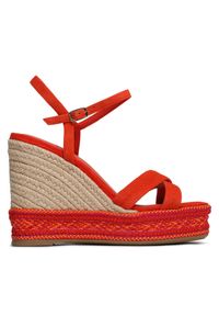 Espadryle Tamaris. Kolor: czerwony