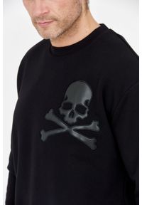 Philipp Plein - PHILIPP PLEIN Czarna bluza męska ls skull, Rozmiar L. Kolor: czarny #4