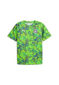 Puma - Koszulka rozgrzewkowa Manchester City 2025/26. Kolor: zielony. Sport: piłka nożna #1