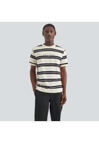 T-shirt męski Nautica Covi. Kolor: czarny, wielokolorowy, beżowy. Materiał: bawełna