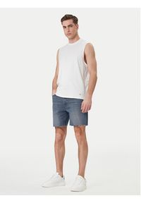 Calvin Klein Jeans Tank top LV04RF273G Biały Slim Fit. Kolor: biały. Materiał: bawełna #2