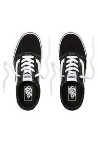 Buty Kobieta Vans Ward czarny. Okazja: na co dzień. Kolor: czarny. Materiał: syntetyk, tkanina, materiał