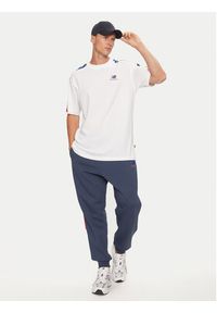 New Balance Spodnie dresowe MP43522NNY Niebieski Relaxed Fit. Kolor: niebieski. Materiał: syntetyk, bawełna #4