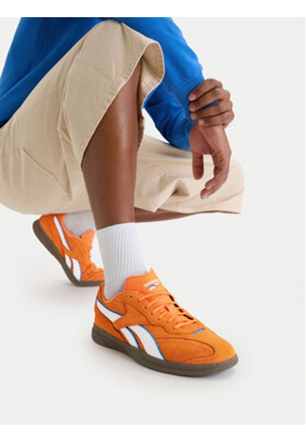 Reebok Sneakersy SS-HAMMER STREET 100248785 Pomarańczowy. Kolor: pomarańczowy. Materiał: zamsz, skóra