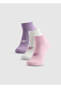 4f - 4F Skarpetki krótkie (3-pack) dziewczęce - multikolor 38-40. Kolor: wielokolorowy #1