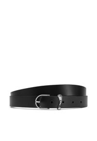 Calvin Klein Pasek Damski Ck Must Organic Loop Belt 25mm K60K613234 Czarny. Kolor: czarny. Materiał: skóra