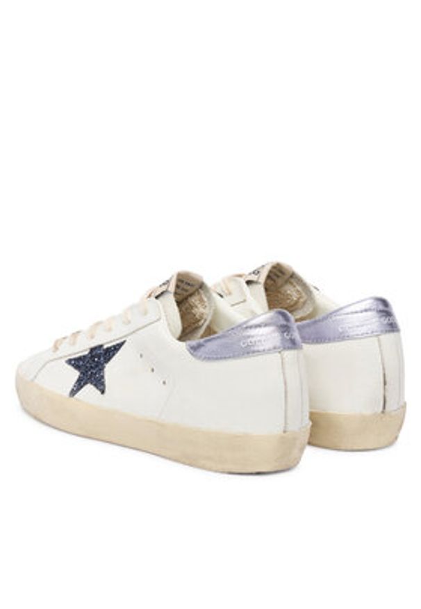 GOLDEN GOOSE Sneakersy Super-Star Classic With List GWF00101.F007539.12282 Biały. Kolor: biały. Materiał: skóra