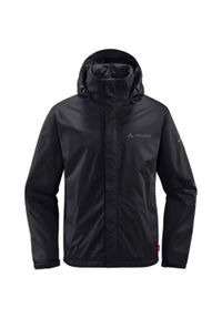 Kurtka przeciwdeszczowa męska Vaude Escape Light Jacket. Typ kołnierza: kaptur. Kolor: czarny