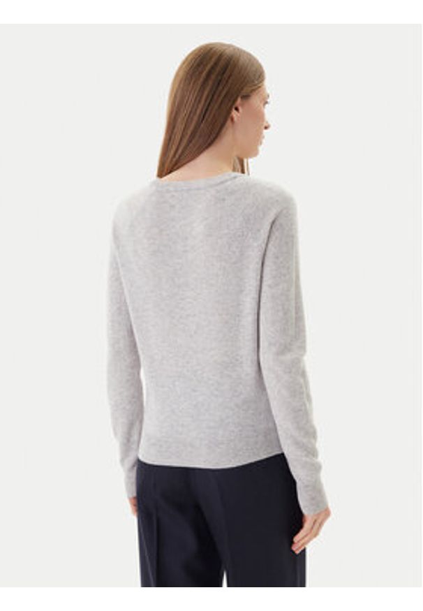 TOMMY HILFIGER - Tommy Hilfiger Sweter WW0WW47470 Szary Regular Fit. Kolor: szary. Materiał: wełna