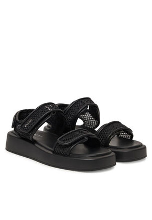 DKNY Sandały Owyn K1514238 Czarny. Kolor: czarny. Materiał: materiał