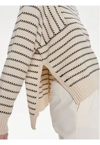 Weekend Max Mara Sweter Natura 2415361181 Beżowy Relaxed Fit. Kolor: beżowy. Materiał: bawełna #4