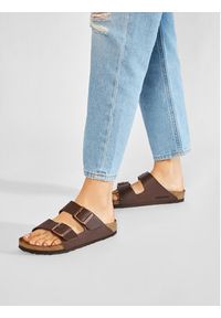 Birkenstock Klapki Arizona Birko-Flor 0051703 Brązowy. Kolor: brązowy. Materiał: skóra #4