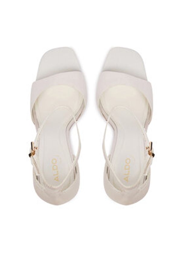 Aldo Sandały Pearletta 14298299 Biały. Kolor: biały. Materiał: materiał