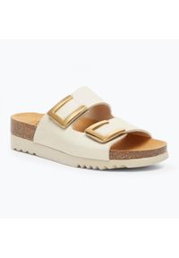 Klapki damskie Scholl Monterey 2 Straps Ad Med. Kolor: beżowy