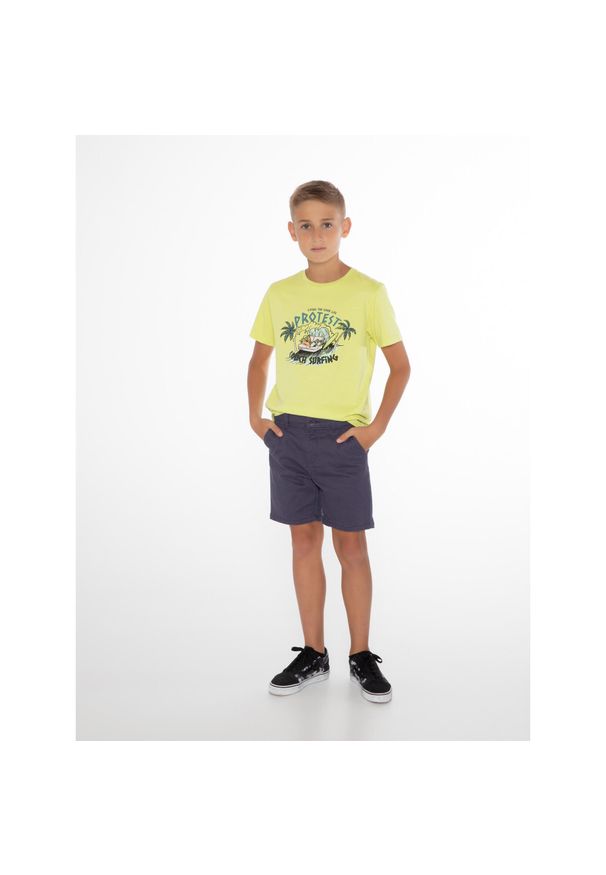 Protest - Spodenki dziecięce PROTEST LOWELL JR short. Kolor: niebieski. Styl: sportowy. Sport: turystyka piesza