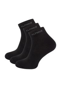 Skarpety Alpinus Split 3 pary Coolmax. Kolor: czarny. Sport: turystyka piesza