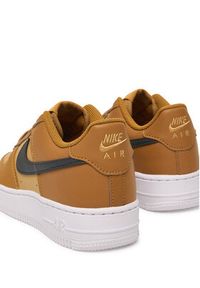Nike Sneakersy Air Force 1 (GS) CT3839 700 Brązowy. Kolor: brązowy. Materiał: skóra. Model: Nike Air Force #8
